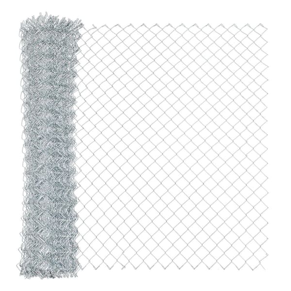 57 ft. L Silver Outdoor Weave Farm Enclosures Long-Lasting and Secure Galvanized Farm Fence