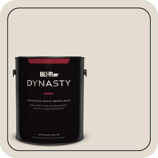 BEHR DYNASTY 1 gal. #N340-1 Light Granite Matte Interior Stain-Blocking Paint & Primer