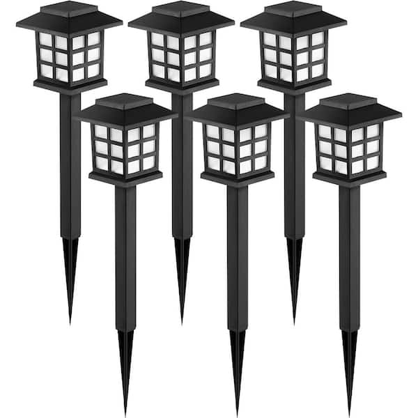 8-Pack LED Solar Pathway Lights, Outdoor Waterproof Landscape Lights, 10H Runtime for Garden, Patio, Yard, Driveway