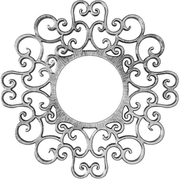 Ekena Millwork 1 in. x 32 in. x 32 in. Reims Architectural Grade PVC Pierced Ceiling Medallion