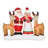 NFL 7 ft. Cleveland Browns Holiday Inflatable Mascot 526355 - The Home Depot