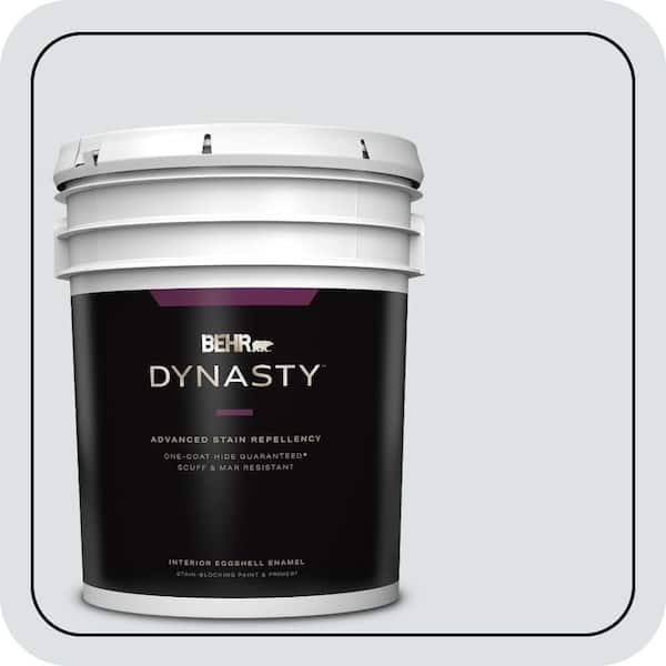 BEHR DYNASTY 5 gal. #MQ3-27 Etched Glass One-Coat Hide Eggshell Enamel Interior Stain-Blocking Paint & Primer