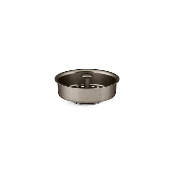 KOHLER Duo-Strainer 3-1/2 in. Basket Strainer in Vibrant Polished Brass