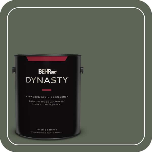 BEHR DYNASTY 1 gal. #T13-16 Pine Cone Pass Matte Interior Stain-Blocking Paint & Primer