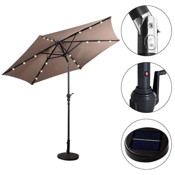 consumer reports patio umbrella Punchau 6 Ft Outdoor - Aqua Market Umbrella, Easy Open/Close 2.125 Color:Sea Green supported by 6 powder Salomon Driver Prime Sigma