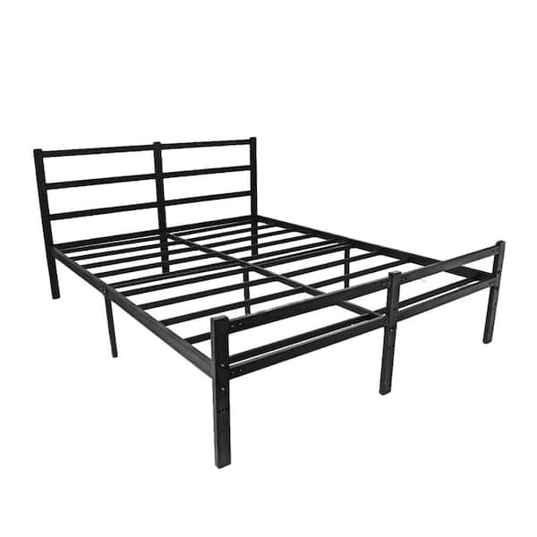 Lusimo Black Queen Platform Bed Frame, Greenforest Bed Frame Replacement Parts