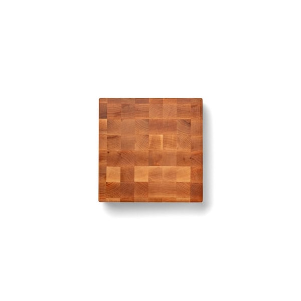 12 in. x 12 in. Square Wooden End Grain Chopping Block