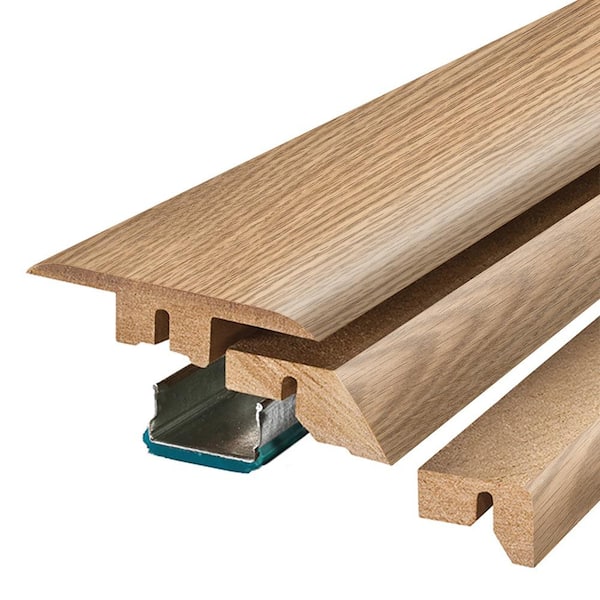 PERFORMANCE ACCESSORIES Canyon 0.75 in. T x 2.37 in. W x 78.7 in. L Textured Wood Look Laminate Moulding/Trim 4 in 1 Molding
