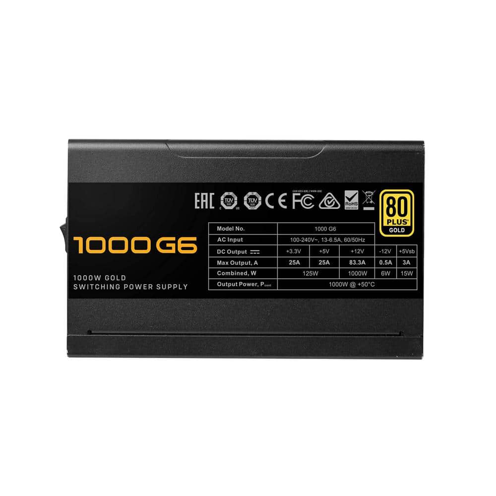 Fully Modular 80 Plus Gold 1000-Watt Power Supply Eco Mode with FDB Fan Includes Power on Self Tester price history on PriceWatchPro