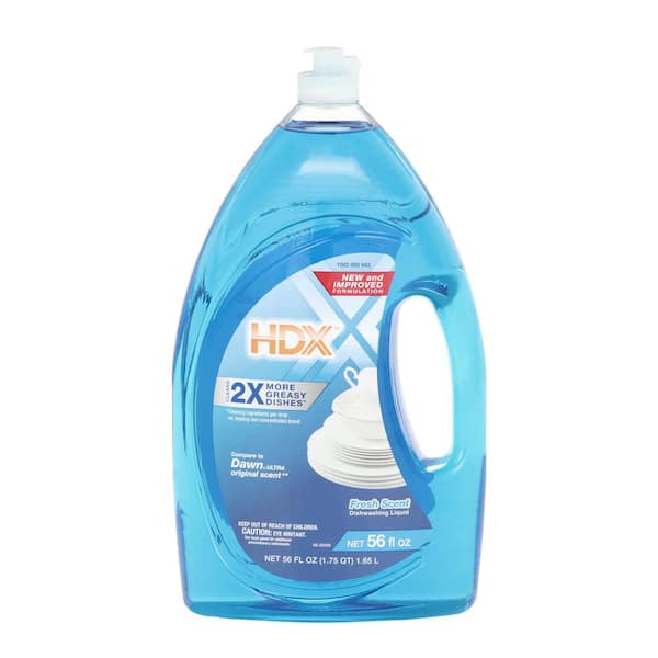 HDX 56 oz. Fresh Scent Liquid Dish Soap (3-Pack)
