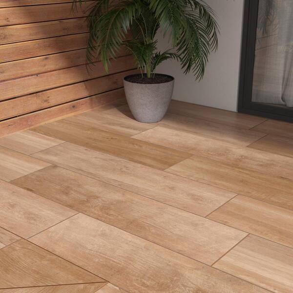 MSI Lucas Betulla 2 cm. x 12 in. x 48 in. Matte Porcelain Wood Look Paver Tile (56 sq. ft. / pallet)