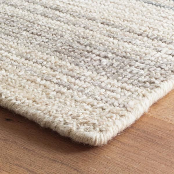 Moonshine Handwoven Cotton/Viscose Neutral 5 ft. x 8 ft. Indoor Area Rug