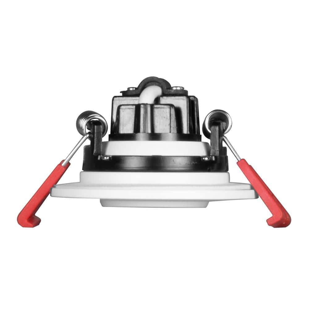 White Aluminum 2-Inch LED Gimbal Recessed Downlight