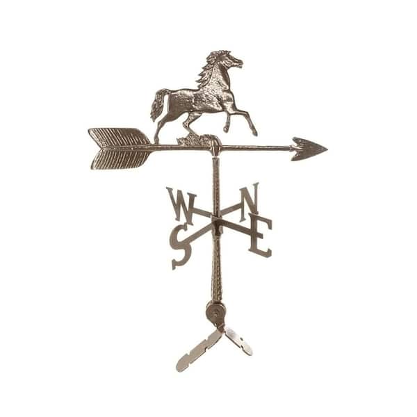 24 in. Aluminum Horse Weathervane - Oil Rubbed