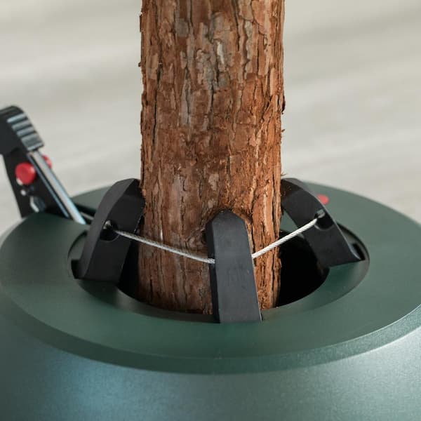 Unbranded Automatic Green Plastic Foot Pedal Christmas Tree Stand QI003954