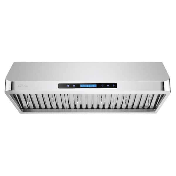 Cavaliere CAVALIERE 36" Under Cabinet/Wall Mounted Stainless Steel Kitchen Range Hood w/Remote Control 900 CFM AP238-PS15-36