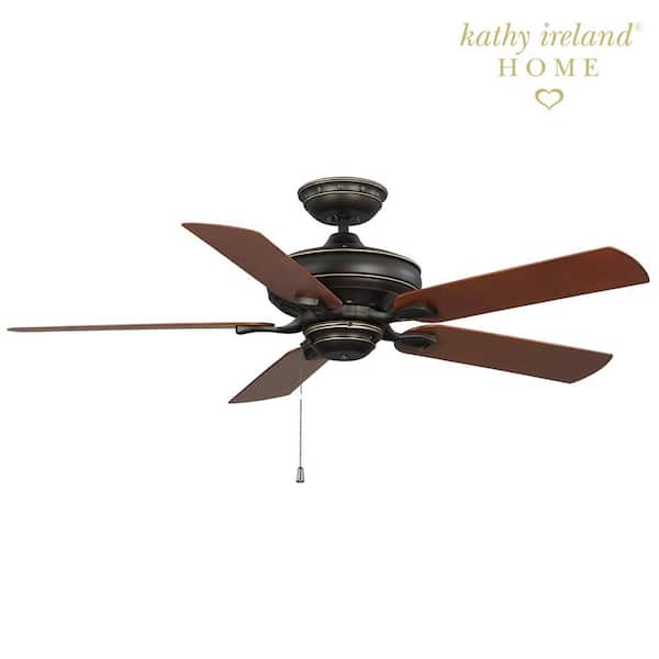 Veranda 52 in. Outdoor Golden Espresso Ceiling Fan