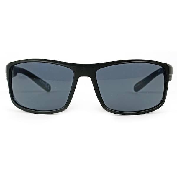 Shadedeye Black Square Polarized Sunglasses 85946-16 - The Home Depot
