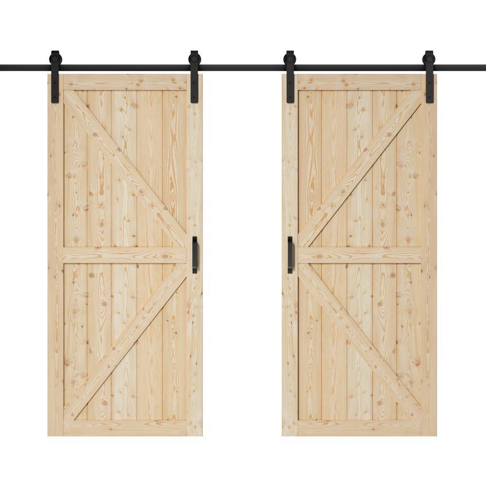 Reviews for ARK DESIGN 72 in. x 84 in. 2Panel Pine Solid Wood