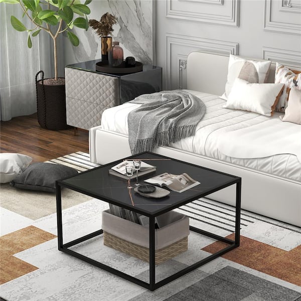 Metal coffee deals table square