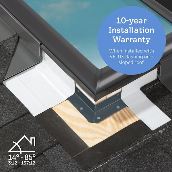 VELUX 22.5-in x 22.94-in Fixed Deck Mount Skylight with Laminated Low-e Argon Glass