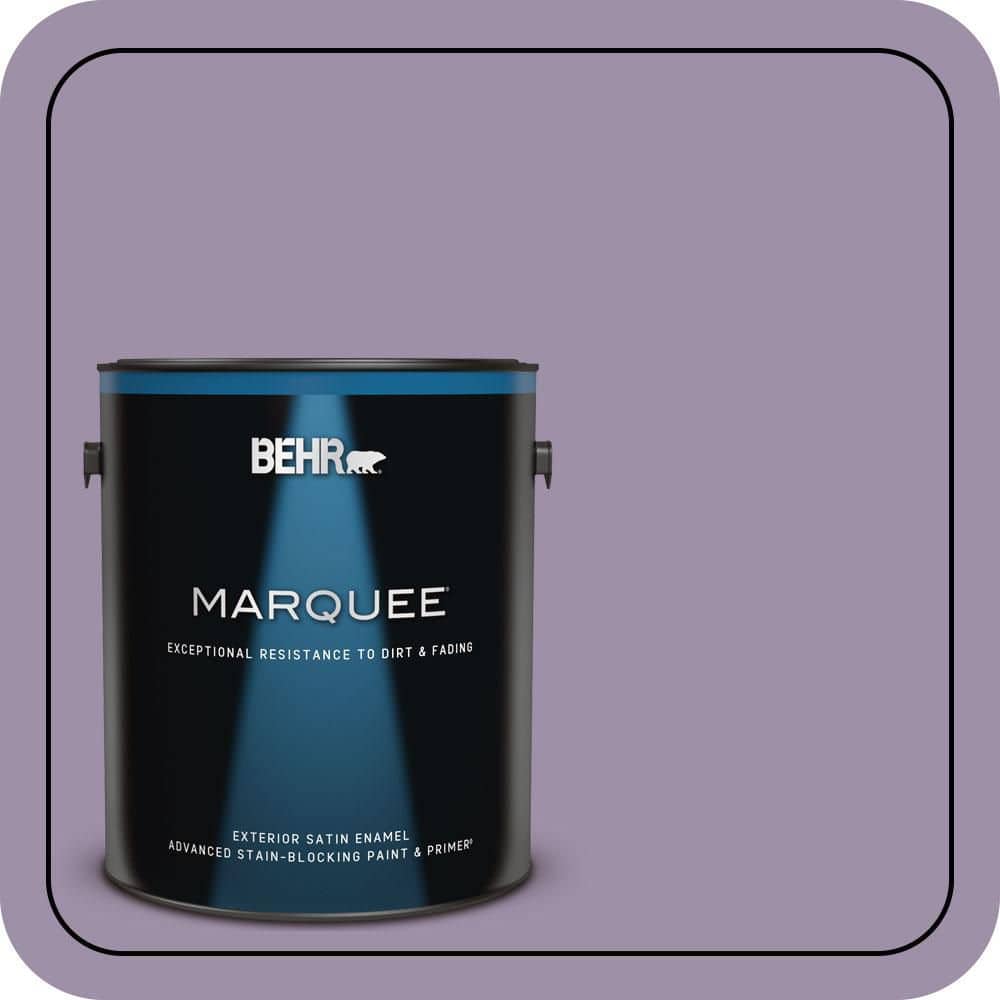 1 gal. #S100-4 Ancestry Violet Satin Enamel Exterior Paint & Primer price history on PriceWatchPro