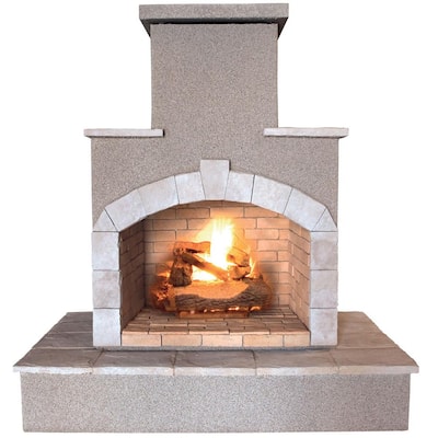 78 in. Propane Gas Outdoor Fireplace