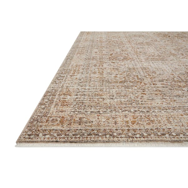 Angela Rose Blake 5 ft. 3 in. x 7 ft. 6 in. Oatmeal / Spice Transitional Area Rug