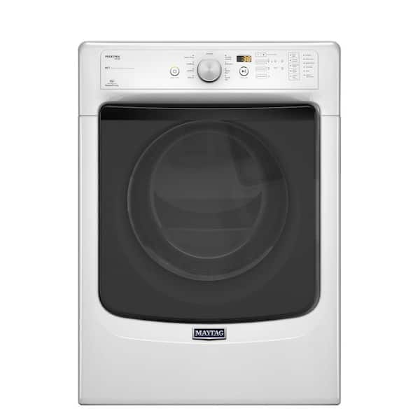Maytag Maxima 7.4 cu. ft. Electric Dryer with Steam in White, ENERGY STAR