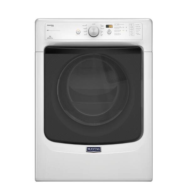 Maytag Maxima 7.3 cu. ft. Gas Dryer with Steam in White