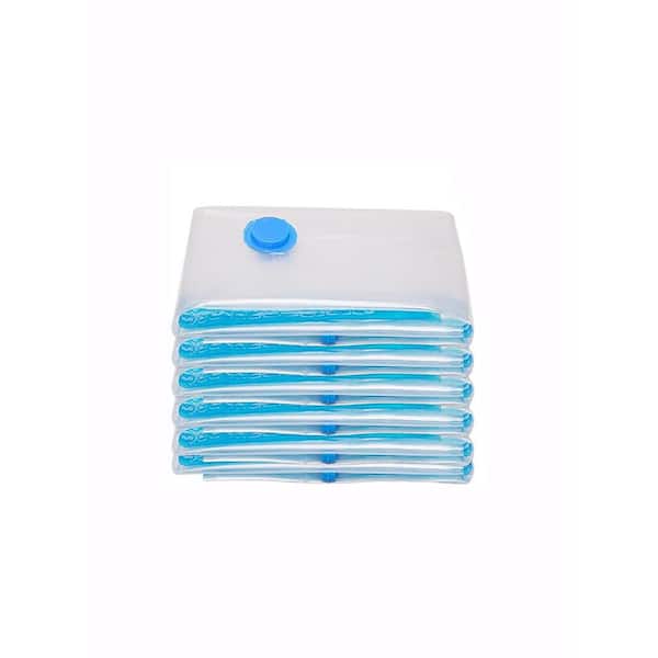 10 Pack Jumbo Vacuum Storage Bags with Hand Pump Leak-Free Sturdy Compression for Clothing Travel Blankets Comforters