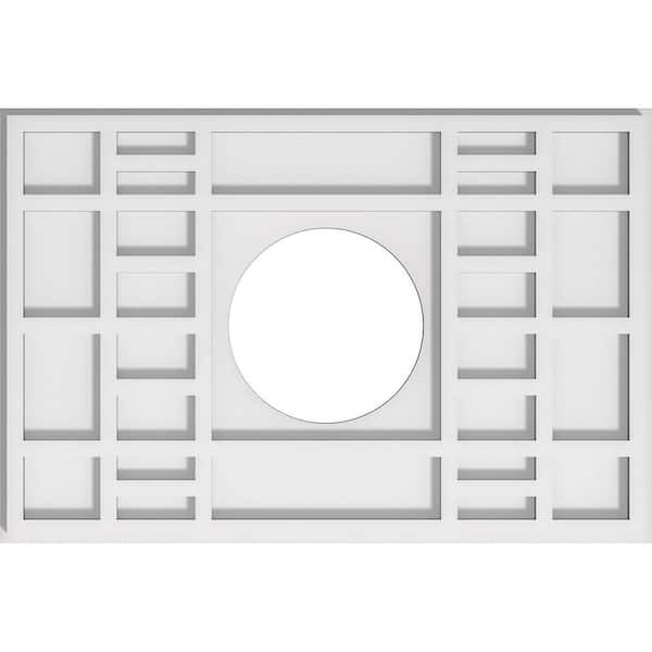 1 in. x 20 in. x 13.375 in PVC Medallion Moulding