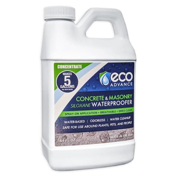 Eco Advance 64 oz. Clear Penetrating Siloxane Concrete and Masonry Water Repellent Sealer Concentrate (Makes 5 Gal.)