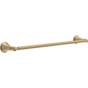 Lorna 18 in. Wall Mounted Towel Bar Bath Hardware Accessory in Champagne Bronze