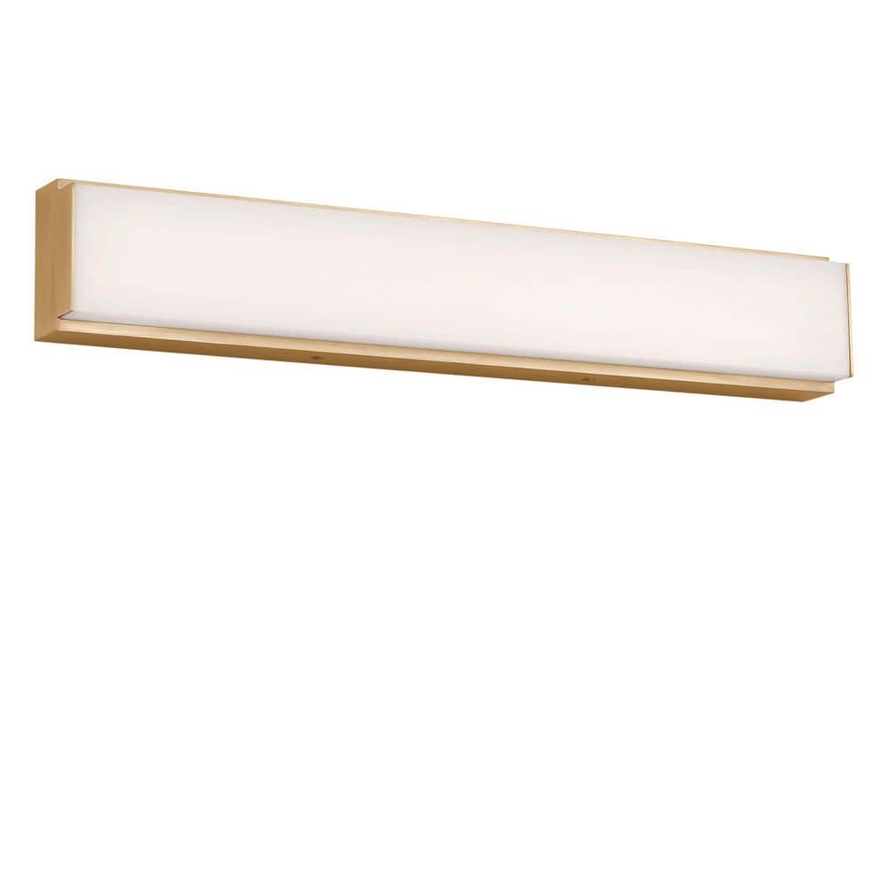 Generation Lighting Panna 18 in. W x 3 in. H Satin Brass Modern