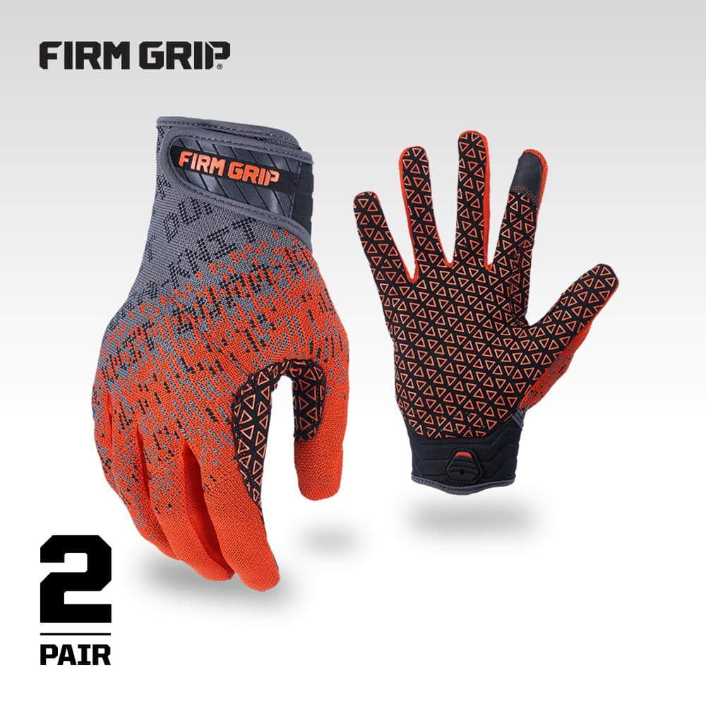 FIRM GRIP Large DuraKnit Work Gloves (2Pack) 34297 The Home Depot