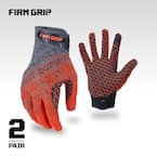 FIRM GRIP Large Dura-Knit Work Gloves (2-Pack) 34297 - The Home Depot