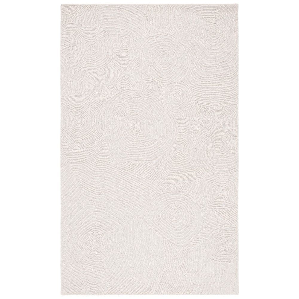 Mykonos 8 ft. x 10 ft. Ivory Solid Spiral Area Rug price history on PriceWatchPro