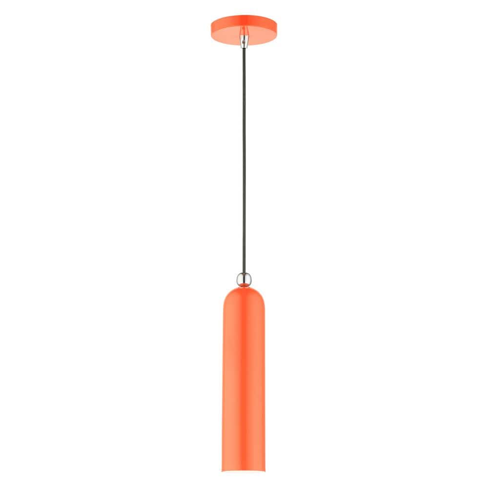 Belhaven-1 Light Shiny Orange Pendant price history on PriceWatchPro