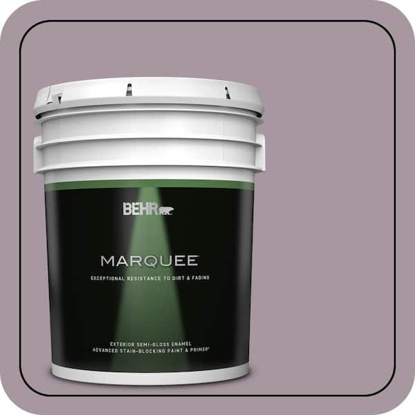 BEHR MARQUEE 5 gal. #N110-3 Fig Preserves Semi-Gloss Enamel Exterior Paint & Primer