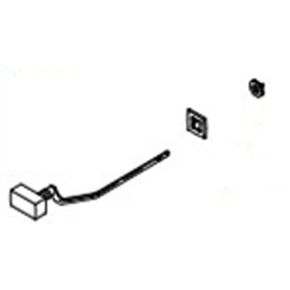 Polished Chrome Brass Toilet Trip Lever Kit