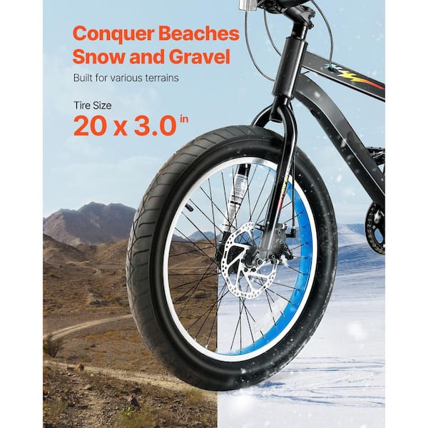 SKYSHALO Mountain Bike, 20 in. MTB Bicycle with 7 Speeds SHIMANO