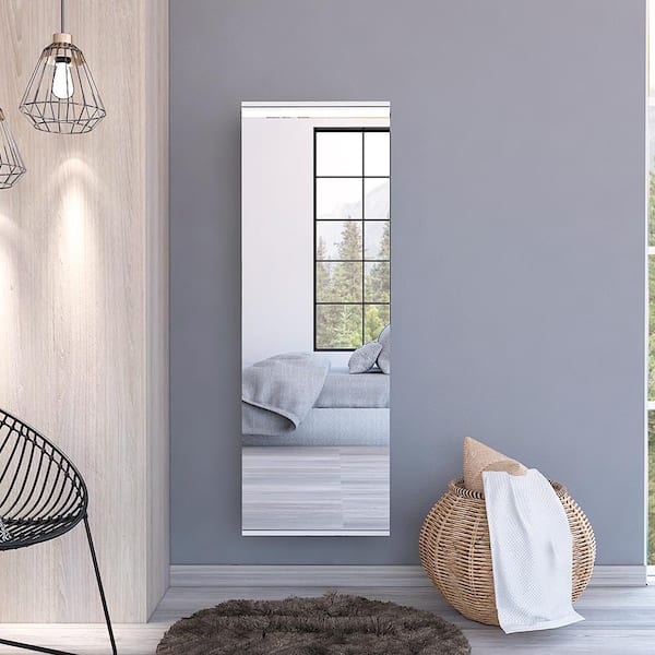 18.5 in. W x 54.3 in. H Rectangle Frameless Mirror Wall Decor Mirror Wall Decor Mirror Bathroom Vanity Mirror