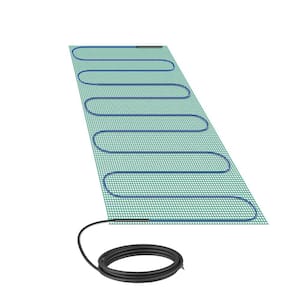 TempZone 3 ft. x 11.5 in. 120-Volt Radiant Floor Heating Mat for Shower Bench (Covers 2.9 sq. ft.)