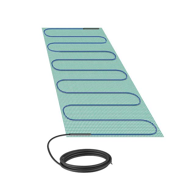 WarmlyYours TempZone 3 ft. x 11.5 in. 120-Volt Radiant Floor Heating Mat for Shower Bench (Covers 2.9 sq. ft.)