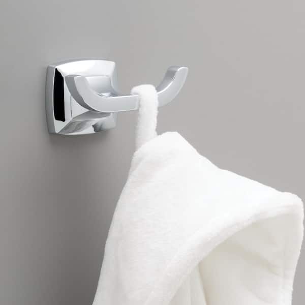 (2-Pack) Portwood Knob Robe/Towel Hook in Polished Chrome