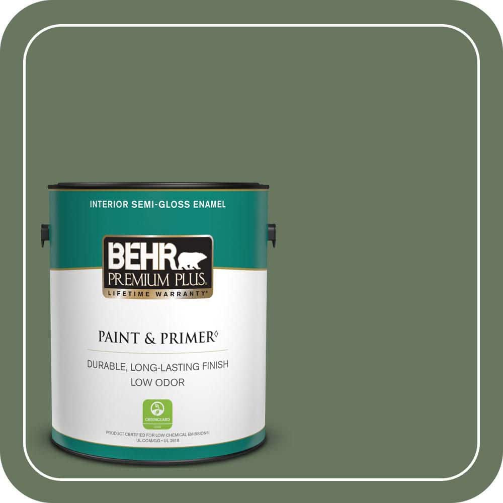 1 gal. #440F-6 Old Vine Semi-Gloss Enamel Low Odor Interior Paint & Primer price history on PriceWatchPro