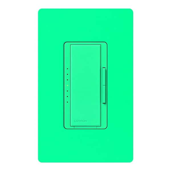 Lutron Maestro Dimmer for Incandescent and Halogen, 1000-Watt, Single-Pole/3-Way/Multi-Location, Turquoise