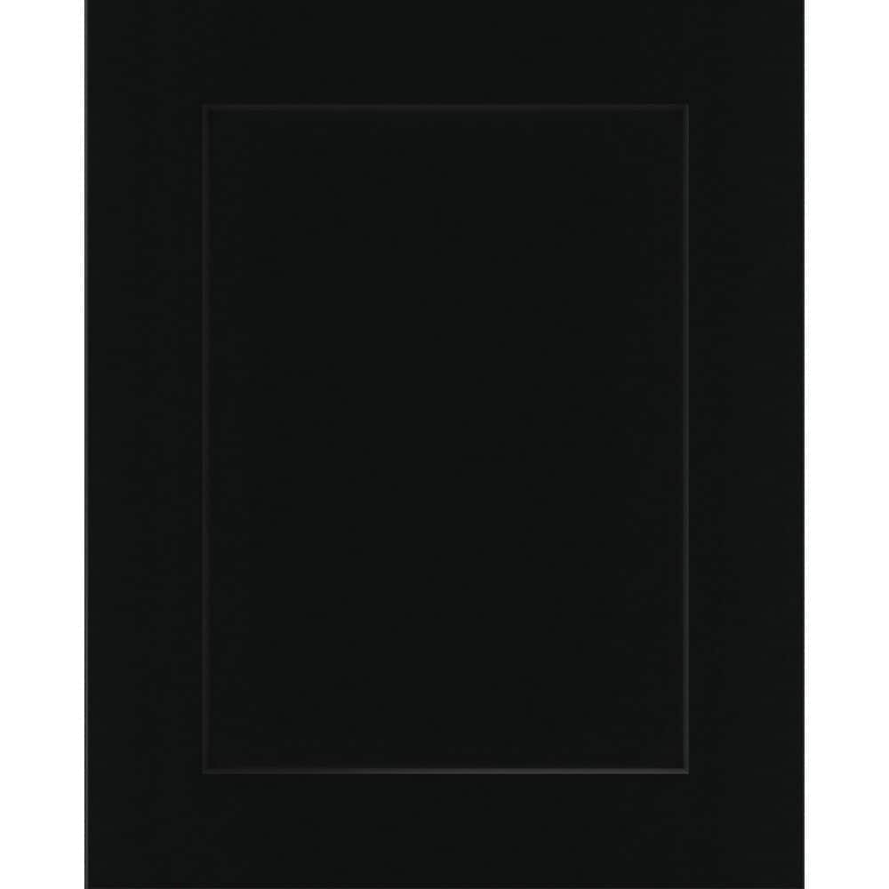Quinn 14.5-in W x 0.75-in D x 14.5-in H in Black Cabinet Door Sample price history on PriceWatchPro