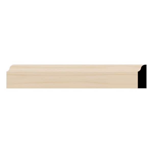 WM916 0.38 in. D x 1.25 in. W x 96 in. L Wood (Alder) Ogee Casing Moulding